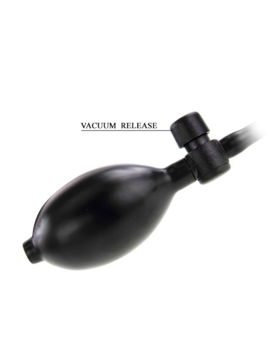 DILDO VIBRADOR INFLABLE REALISTICO 18.8 CM CON VENTOSA DE LA MARCA BAILE