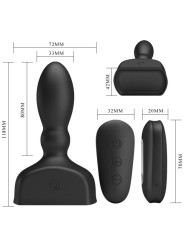 VIBRADOR PROSTÁTICO INFLABLE CON MANDO A DISTANCIA DE LA MARCA PRETTY LOVE