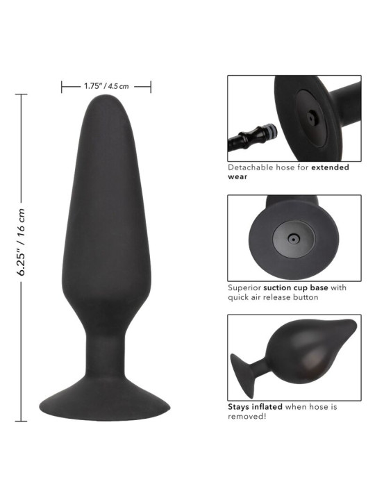 PLUG ANAL INFLABLE XL SILICONA CON BASE VENTOSA DE LA MARCA CALEXOTICS