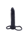 ANILLO DOBLE PENETRACIÓN SILICONA SUAVE 14.4 CM DE LA MARCA FETISH FANTASY SERIES