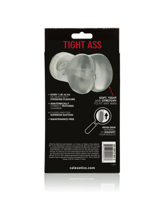 MASTURBADOR STROKE IT ANO TEXTURIZADO PURE SKIN DE LA MARCA CALEXOTICS