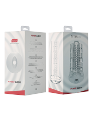 MASTURBADOR TITAN POWER SLEEVE VIBRACIÓN INTENSA DE LA MARCA KIIROO