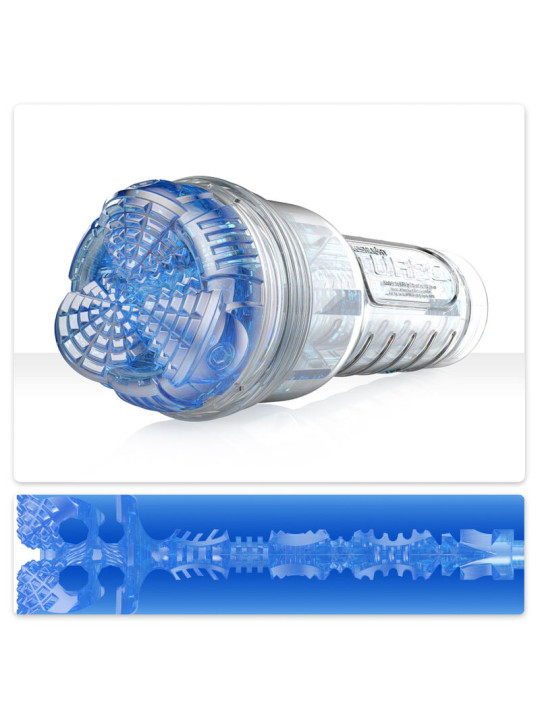 FLESHLIGHT TURBO CORE BLUE ICE - ESTIMULACIÓN ORAL REALISTA DE LA MARCA FLESHLIGHT ORIGIN