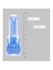 FLESHLIGHT TURBO CORE BLUE ICE - ESTIMULACIÓN ORAL REALISTA DE LA MARCA FLESHLIGHT ORIGIN