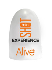 MASTURBADOR MINI SHOT EXPERIENCE PARA HOMBRES DE LA MARCA ALIVE
