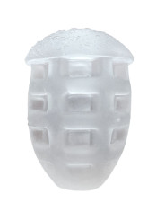 MASTURBADOR MINI SHOT EXPERIENCE TRANSPARENTE DE LA MARCA ALIVE