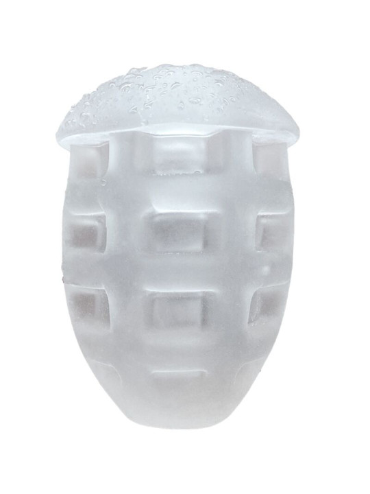 MASTURBADOR MINI SHOT EXPERIENCE TRANSPARENTE DE LA MARCA ALIVE