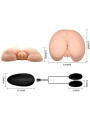 MASTURBADOR ANAL REALISTA CON VIBRADOR PARA HOMBRE DE LA MARCA CRAZY BULL