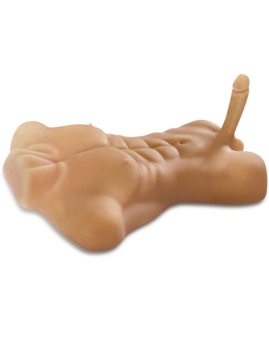 MASTURBADOR TORSO MASCULINO REALISTA 20 CM FANTAFLESH DE LA MARCA EXTREME TOYZ