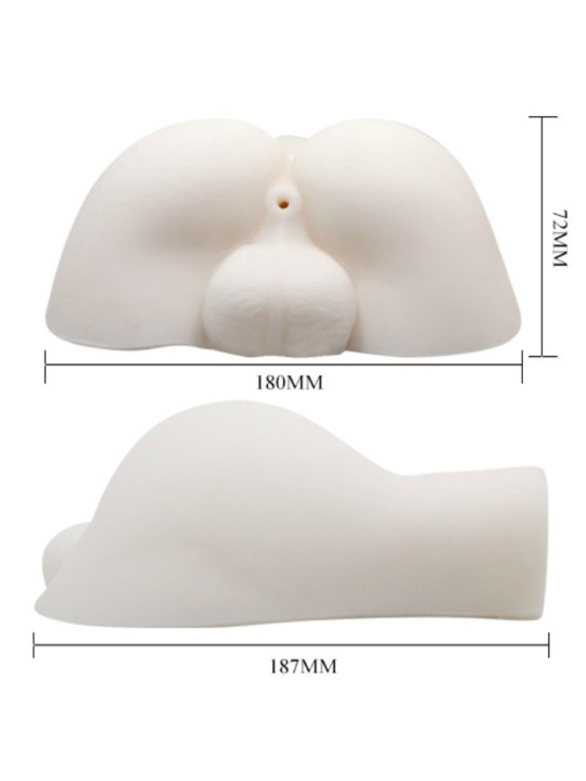 TRASERO MASCULINO REALISTA CON VIBRADOR Y MANDO DE LA MARCA BAILE FOR HIM