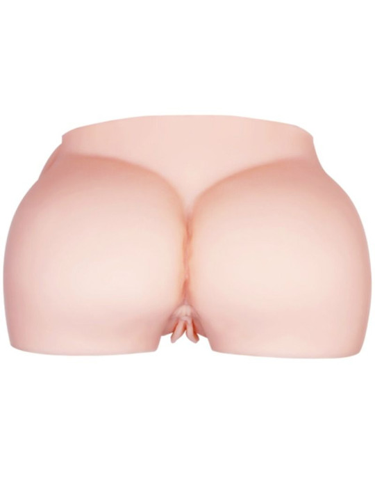 VAGINA Y ANO REALISTICOS CON VIBRADOR REGULABLE DE LA MARCA CRAZY BULL