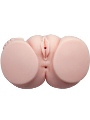 VAGINA Y ANO REALISTICOS CON VIBRADOR REGULABLE DE LA MARCA CRAZY BULL