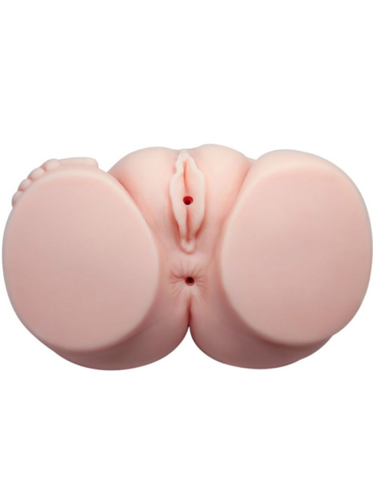 VAGINA Y ANO REALISTICOS CON VIBRADOR REGULABLE DE LA MARCA CRAZY BULL