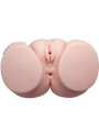 VAGINA Y ANO REALISTICOS CON VIBRADOR REGULABLE DE LA MARCA CRAZY BULL