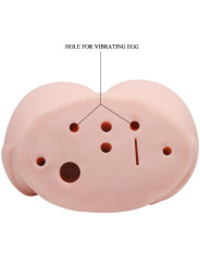 VAGINA Y ANO REALISTICOS CON VIBRADOR REGULABLE DE LA MARCA CRAZY BULL