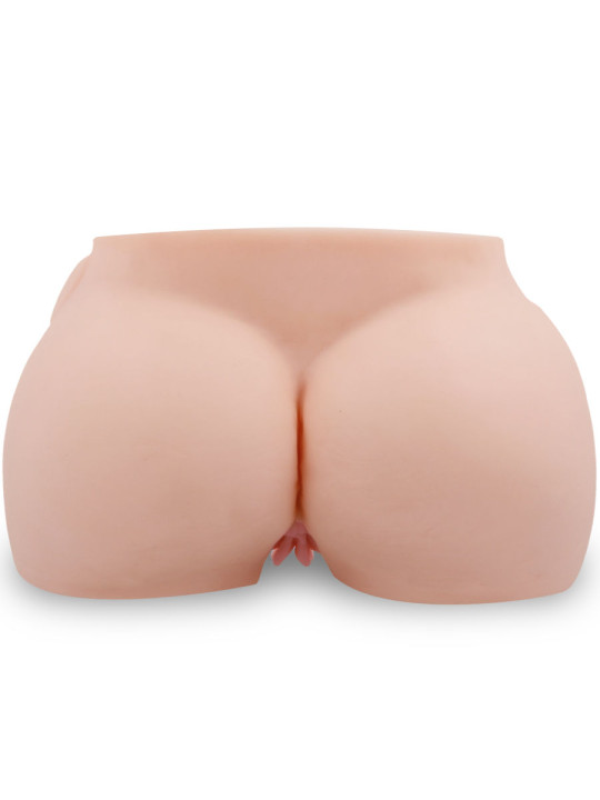 VAGINA Y ANO REALISTICOS CON VIBRADOR REGULABLE DE LA MARCA CRAZY BULL