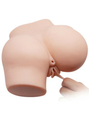 TRASERO REALISTA CON VAGINA Y ANO VIBRANTE DE LA MARCA CRAZY BULL