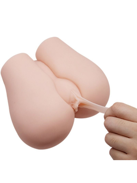 VAGINA Y ANO REALISTICOS CON VIBRADOR Y MANDO DE LA MARCA CRAZY BULL