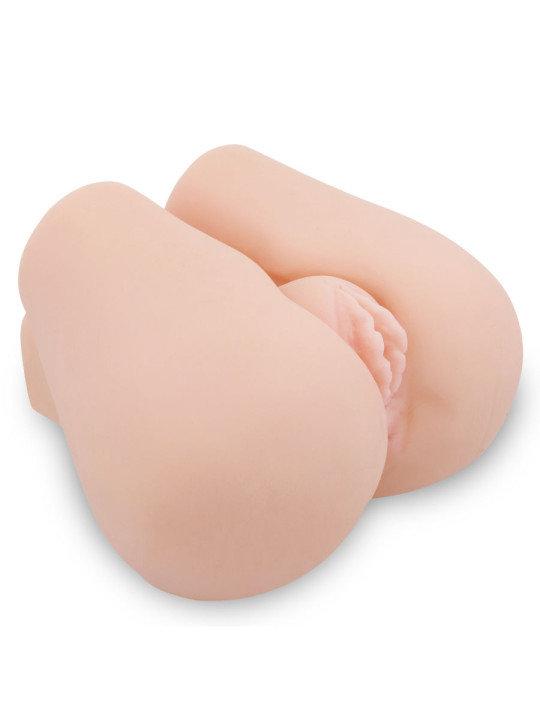 VAGINA Y ANO REALISTICOS CON VIBRADOR Y MANDO DE LA MARCA CRAZY BULL