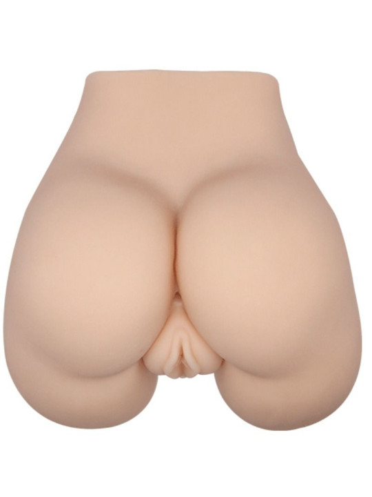 VAGINA Y ANO REALISTICOS CON VIBRADOR Y MANDO DE LA MARCA CRAZY BULL