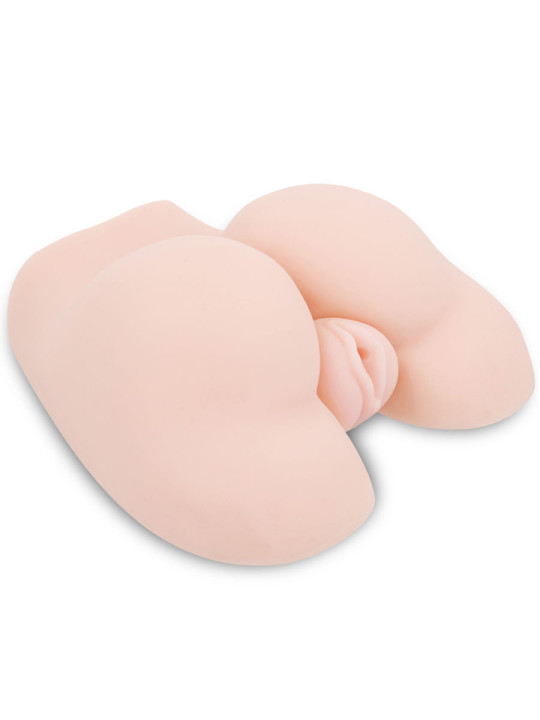 VAGINA Y ANO REALISTICOS CON VIBRADOR Y MANDO DE LA MARCA CRAZY BULL