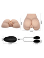 VAGINA Y ANO REALISTICOS CON VIBRADOR Y MANDO DE LA MARCA CRAZY BULL