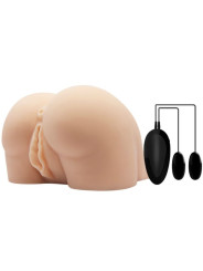 VAGINA Y ANO REALISTICOS CON VIBRADOR Y MANDO DE LA MARCA CRAZY BULL
