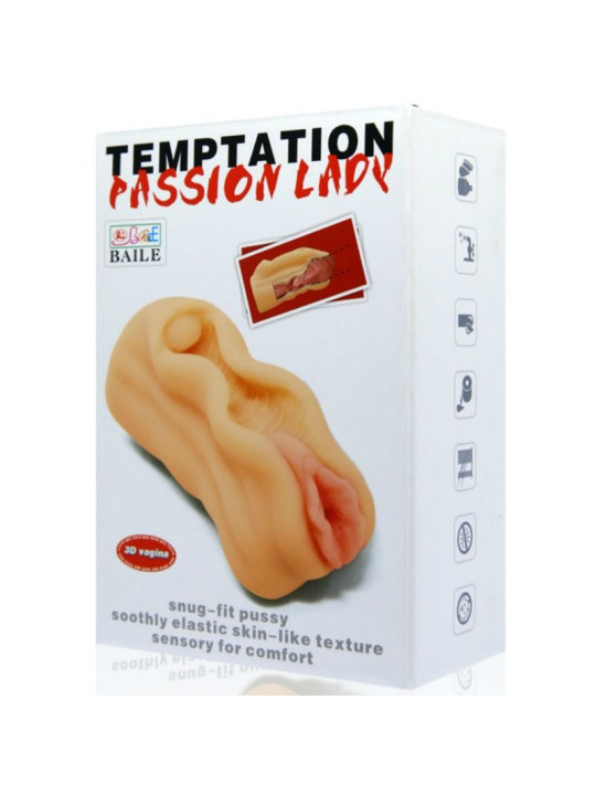 MASTURBADOR MASCULINO LABIOS VAGINALES TACTO REALISTA DE LA MARCA BAILE FOR HIM