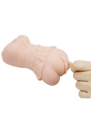 MASTURBADOR WATER SKIN VAGINA REALÍSTICA CON VIBRACIÓN DE LA MARCA CRAZY BULL
