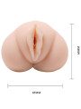 MASTURBADOR WATER SKIN VAGINA REALÍSTICA CON VIBRACIÓN DE LA MARCA CRAZY BULL