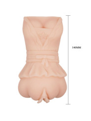 MASTURBADOR WATER SKIN VAGINA REALÍSTICA CON VIBRACIÓN DE LA MARCA CRAZY BULL