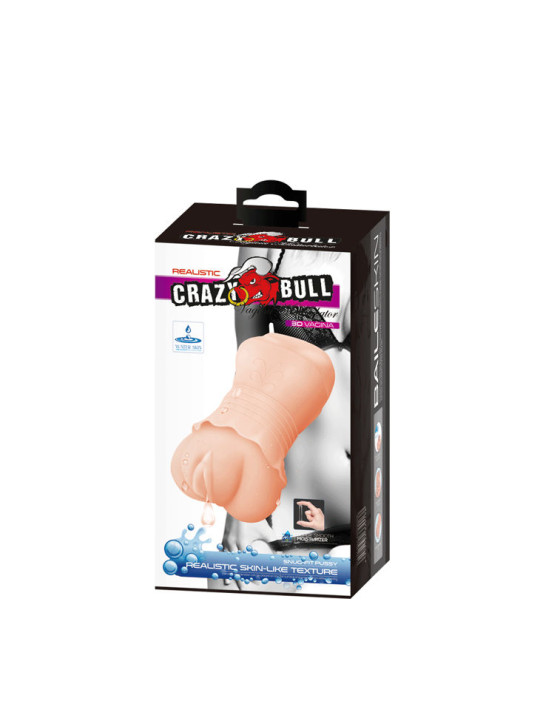 MASTURBADOR WATER SKIN VAGINA REALÍSTICA DE LA MARCA CRAZY BULL