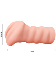MASTURBADOR VAGINAL LEILA 13.5 CM - REALISTA Y PORTÁTIL DE LA MARCA CRAZY BULL