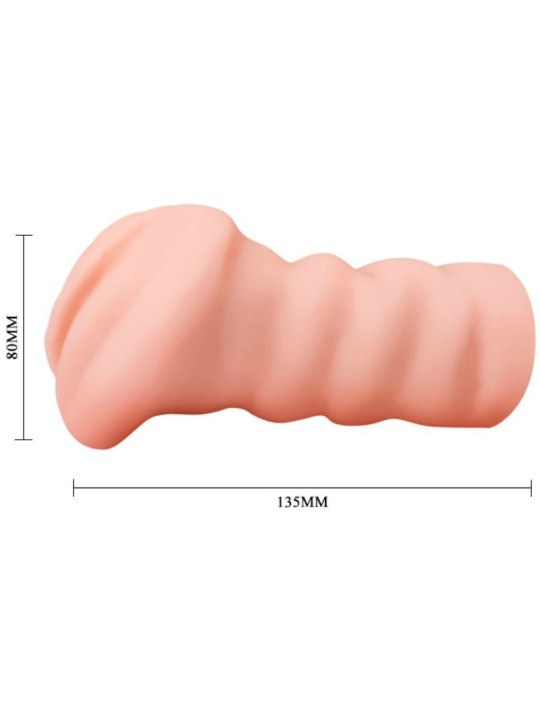 MASTURBADOR VAGINAL LEILA 13.5 CM - REALISTA Y PORTÁTIL DE LA MARCA CRAZY BULL