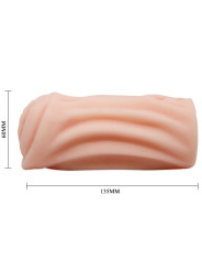 MASTURBADOR VAGINAL JANE 13.5 CM - REALISTA Y PORTÁTIL DE LA MARCA CRAZY BULL