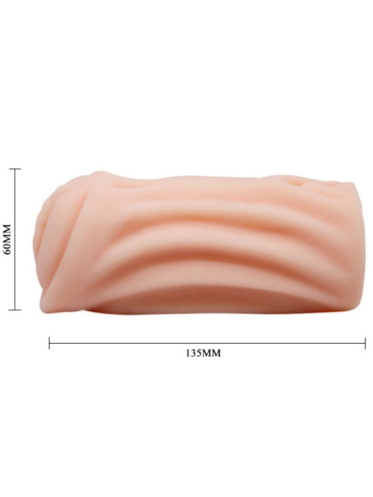MASTURBADOR VAGINAL JANE 13.5 CM - REALISTA Y PORTÁTIL DE LA MARCA CRAZY BULL