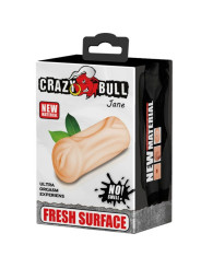 MASTURBADOR VAGINAL JANE 13.5 CM - REALISTA Y PORTÁTIL DE LA MARCA CRAZY BULL