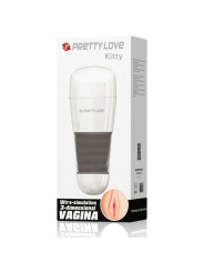 MASTURBADOR REALISTA VAGINA KITTY BLANCO DE LA MARCA PRETTY LOVE MALE
