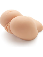 MASTURBADOR REALISTA BIG ASS CON VIBRADOR Y DOBLE ORIFICIO DE LA MARCA ACT