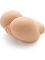 MASTURBADOR REALISTA BIG ASS CON VIBRADOR Y DOBLE ORIFICIO DE LA MARCA ACT