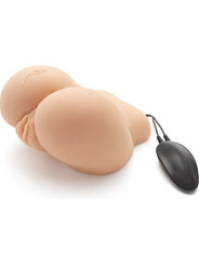 MASTURBADOR REALISTA BIG ASS CON VIBRADOR Y DOBLE ORIFICIO DE LA MARCA ACT