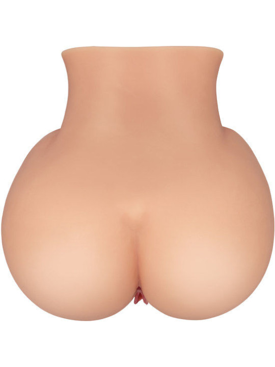 MASTURBADOR REALÍSTICO FAT ASS CON DOBLE ORIFICIO DE LA MARCA ACT