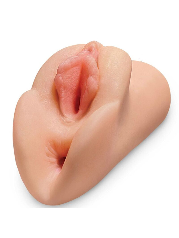 MASTURBADOR REALISTA VAGINA Y ANO FANTA-FLESH DE LA MARCA PDX PLUS+