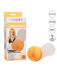 MASTURBADOR DEEP PUSSY GRIP DOBLE DENSIDAD DE LA MARCA CALEXOTICS