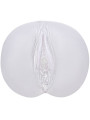 MASTURBADOR VULVA TRANSPARENTE CON TEXTURAS REALISTAS DE LA MARCA CALEXOTICS