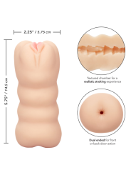 MASTURBADOR TRIPLE SENSACIÓN SKIN PURE DE LA MARCA CALEXOTICS