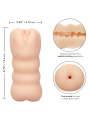 MASTURBADOR TRIPLE SENSACIÓN SKIN PURE DE LA MARCA CALEXOTICS