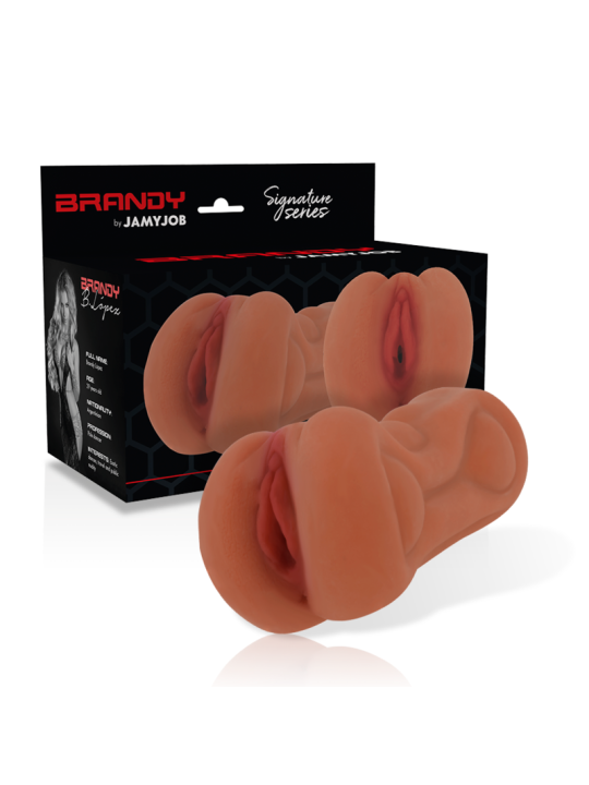 MASTURBADOR VAGINAL BRANDY JAMYJOB TPR DE LA MARCA CYBER GIRLS BY JAMYJOB