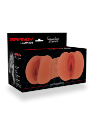 MASTURBADOR VAGINAL BRANDY JAMYJOB TPR DE LA MARCA CYBER GIRLS BY JAMYJOB