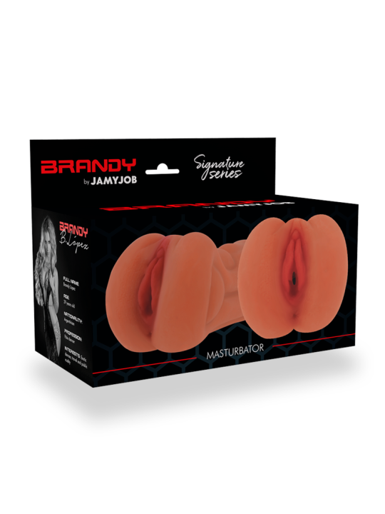 MASTURBADOR VAGINAL BRANDY JAMYJOB TPR DE LA MARCA CYBER GIRLS BY JAMYJOB